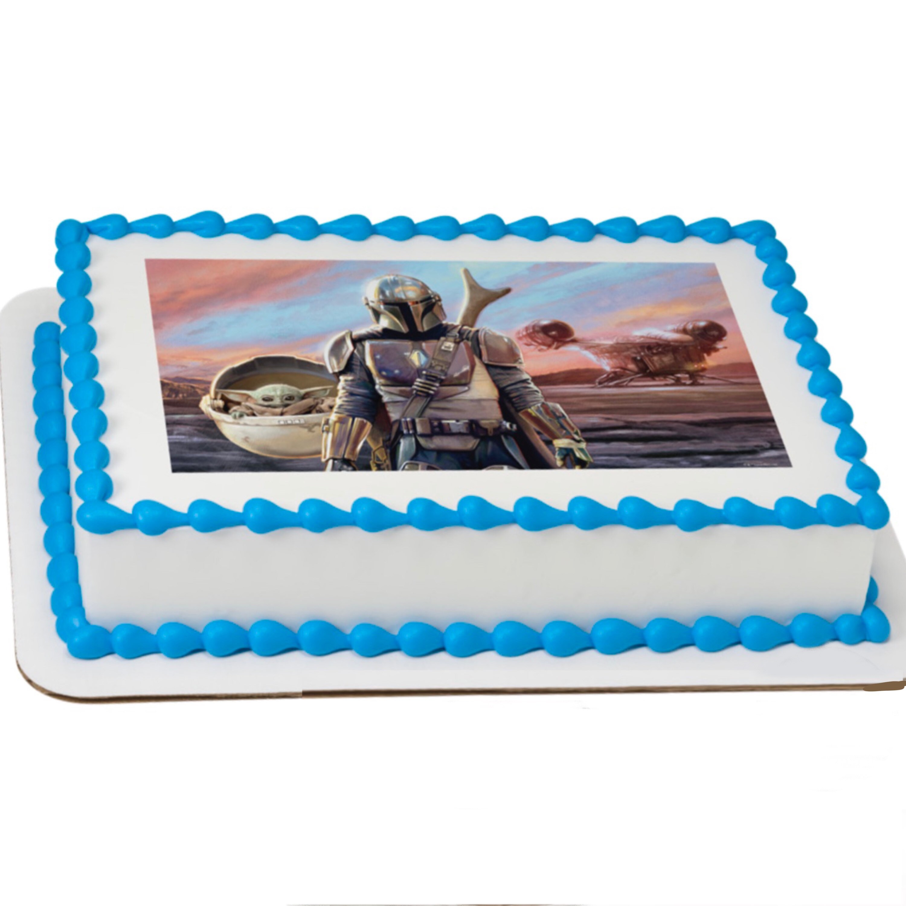 Star Wars The Mandalorian And The Bounty Edible Cake Topper Etsy Star Wars The Mandalorian And The Bounty Edible Cake Topper Etsy