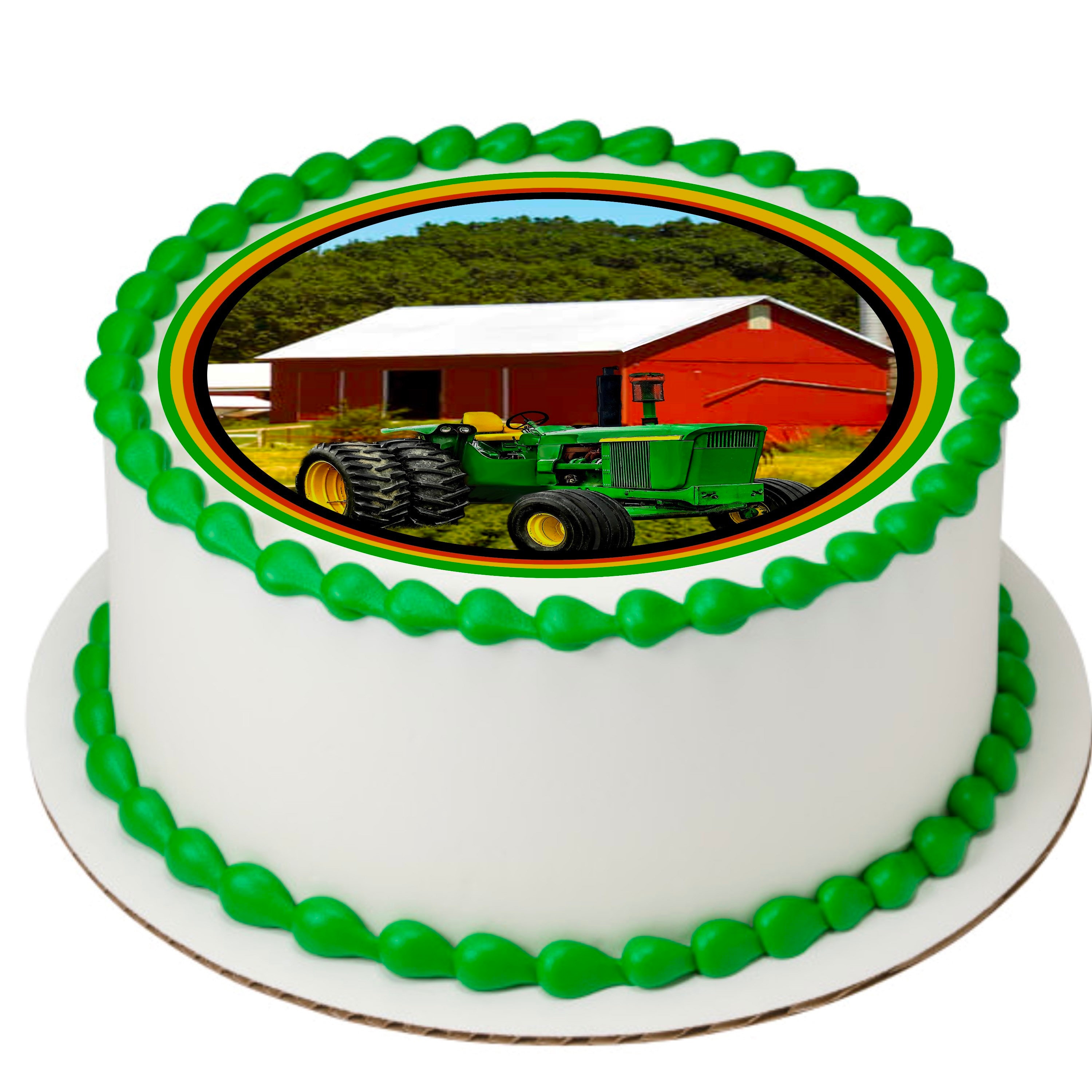 Buy Tractor and Farm Scene Edible Image for Cake Cupcakes Online in India -  Etsy