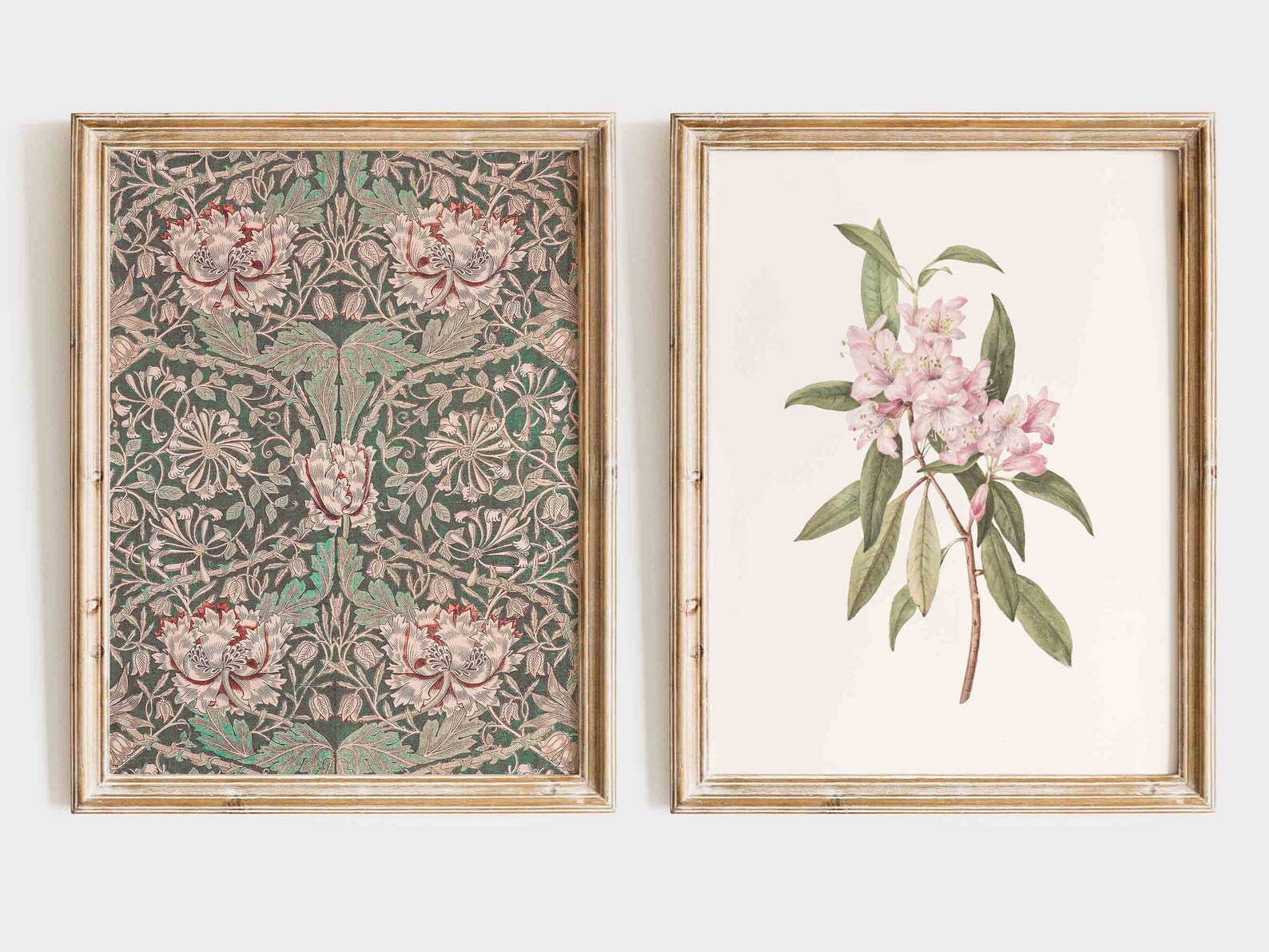 Printable Vintage Gallery Wall Art Set Antique Prints Warm - Etsy