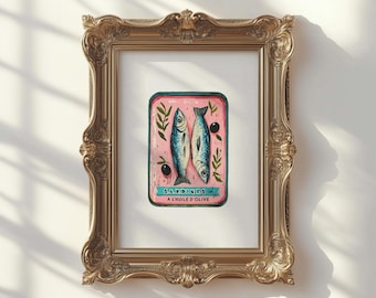 Sardine Painting Museum Quality Unframed Art Print