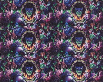 Clearance Villains Halloween Faux Leather Sheet