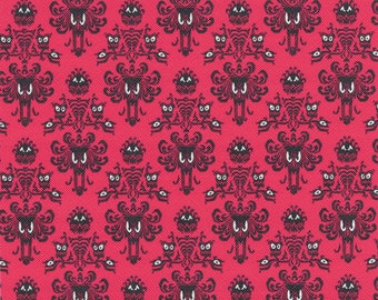 Haunted Mansion Halloween Fall Faux Leather Sheet