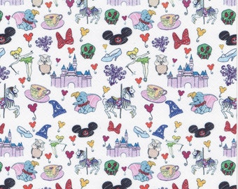 Mouse Theme Park Leather Sheet