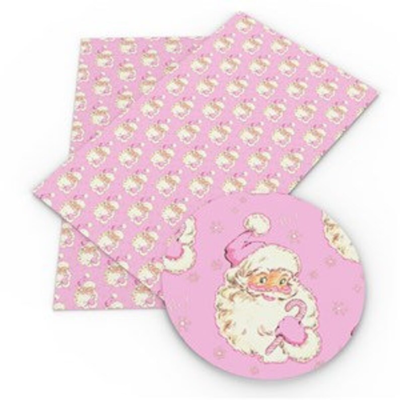 Christmas Winter Faux Leather Sheet