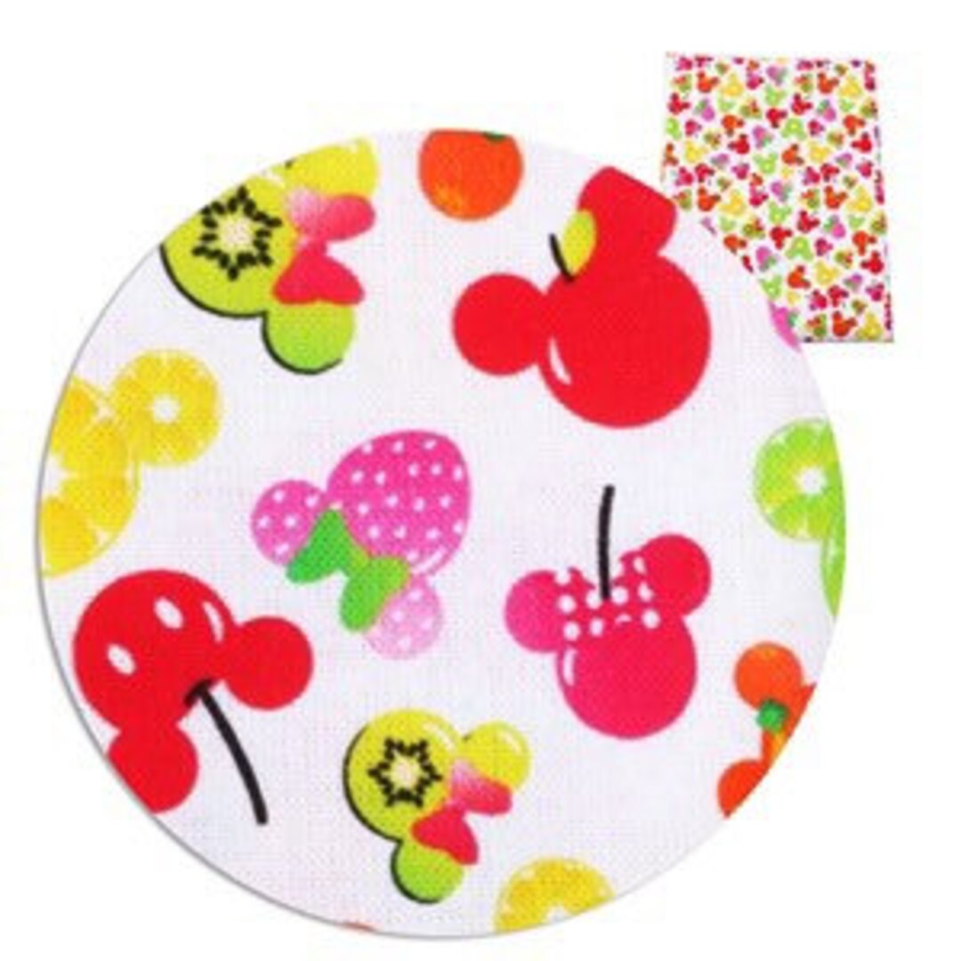 Mouse And Raspberry Fabric Clearance Mouse Fruit 100% Cotton Fabric - Etsy