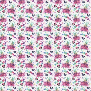 Theme Park Vinyl Faux Leather Sheet