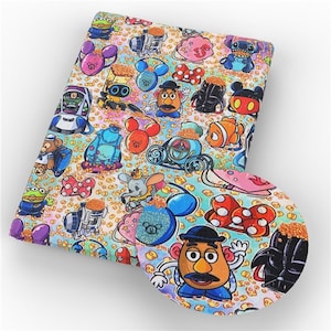 Theme Park Snacks 100% Cotton Fabric
