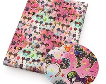 Mouse Ears 100% Cotton Fabric
