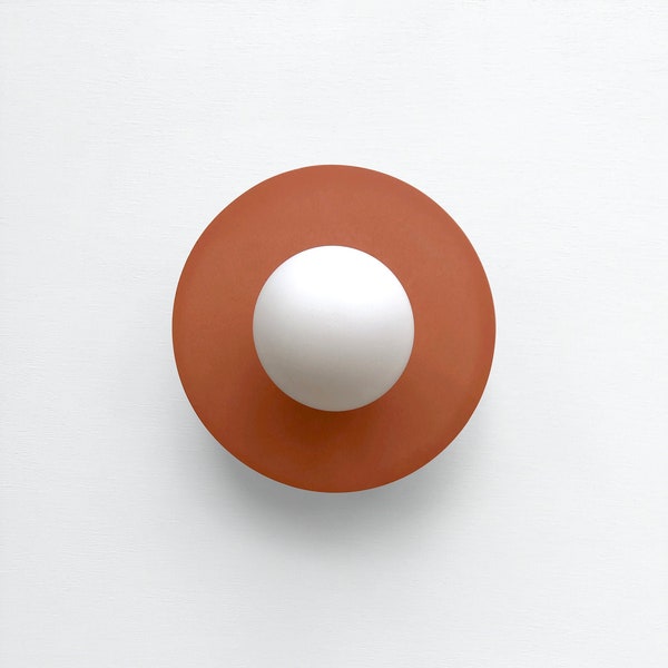 Candy Bracelet - Terracotta | Brass Wall Light