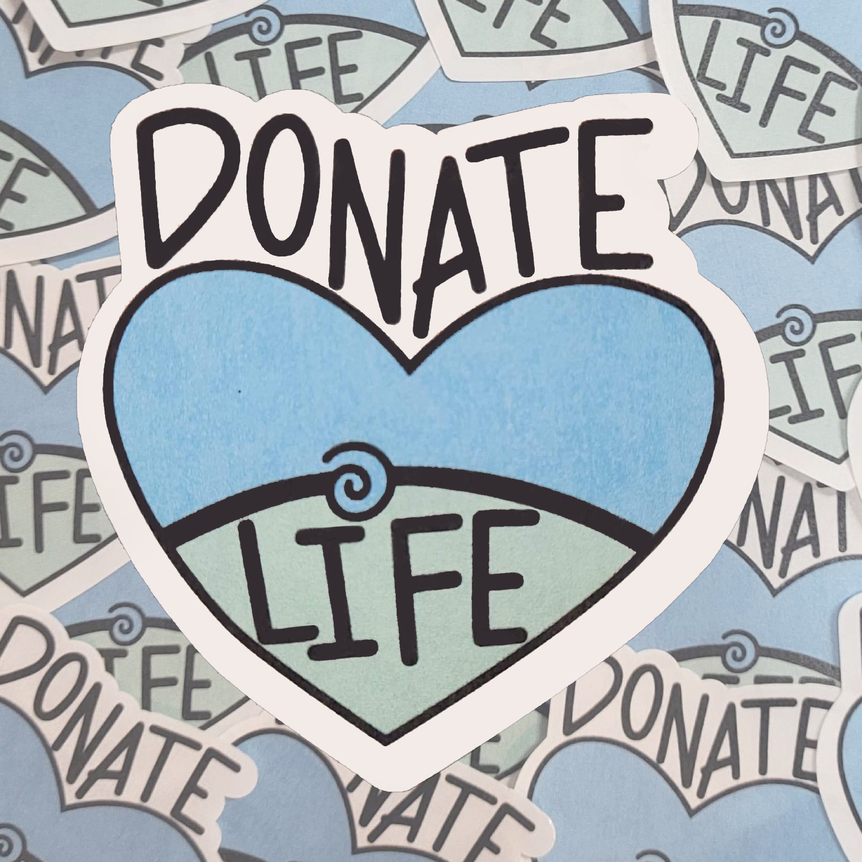 Donate Life Stickers Etsy