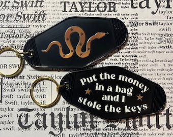Porte-clés de motel de voiture Reputation Snake Getaway