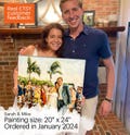 Custom Hand-Painted Oil Portrait Paintings from Your Photos, Personalized Gifts for Couples, Weddings and Families, Art Commission on Canvas product logo