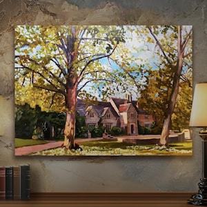 Commission painting, Custom oil painting from a photo, Custom oil painting landscape, art gift for boss, housewarming gift