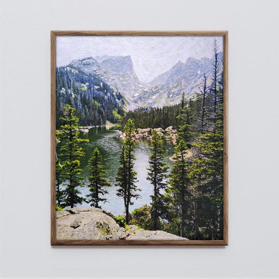 Custom Landscape Painting from Photo, Custom Oil Painting, Scenery Painting on Canvas, Travel Memory Commission Art, Mountain Oil Painting