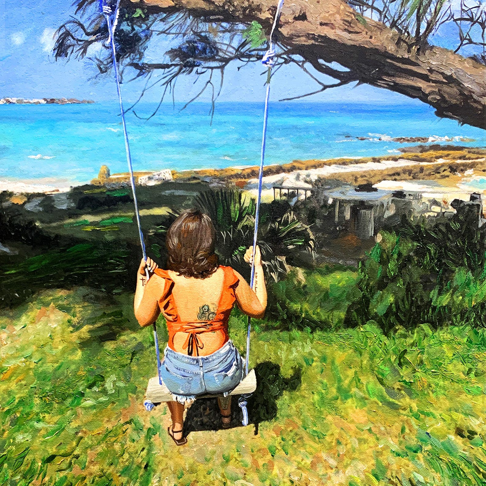 Custom Woman Portrait From Photo, Commission Oil Painting on Canvas ...