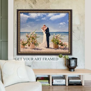 Custom Oil Painting Portrait on Canvas, Custom Wedding Portrait on ...