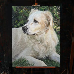 Commissiona la pittura a olio per animali domestici da foto, decorazione da parete per la stanza dei bambini, regalo per il fidanzato