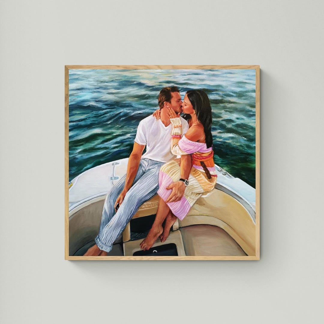 Custom Painting From Photo on Canvas, Commission Oil Painting Portrait ...