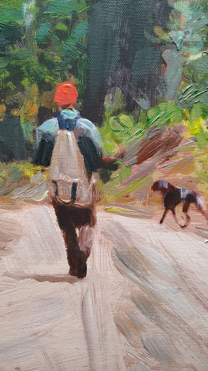 Commission landscape painting from photo Turn photo into art Etsy