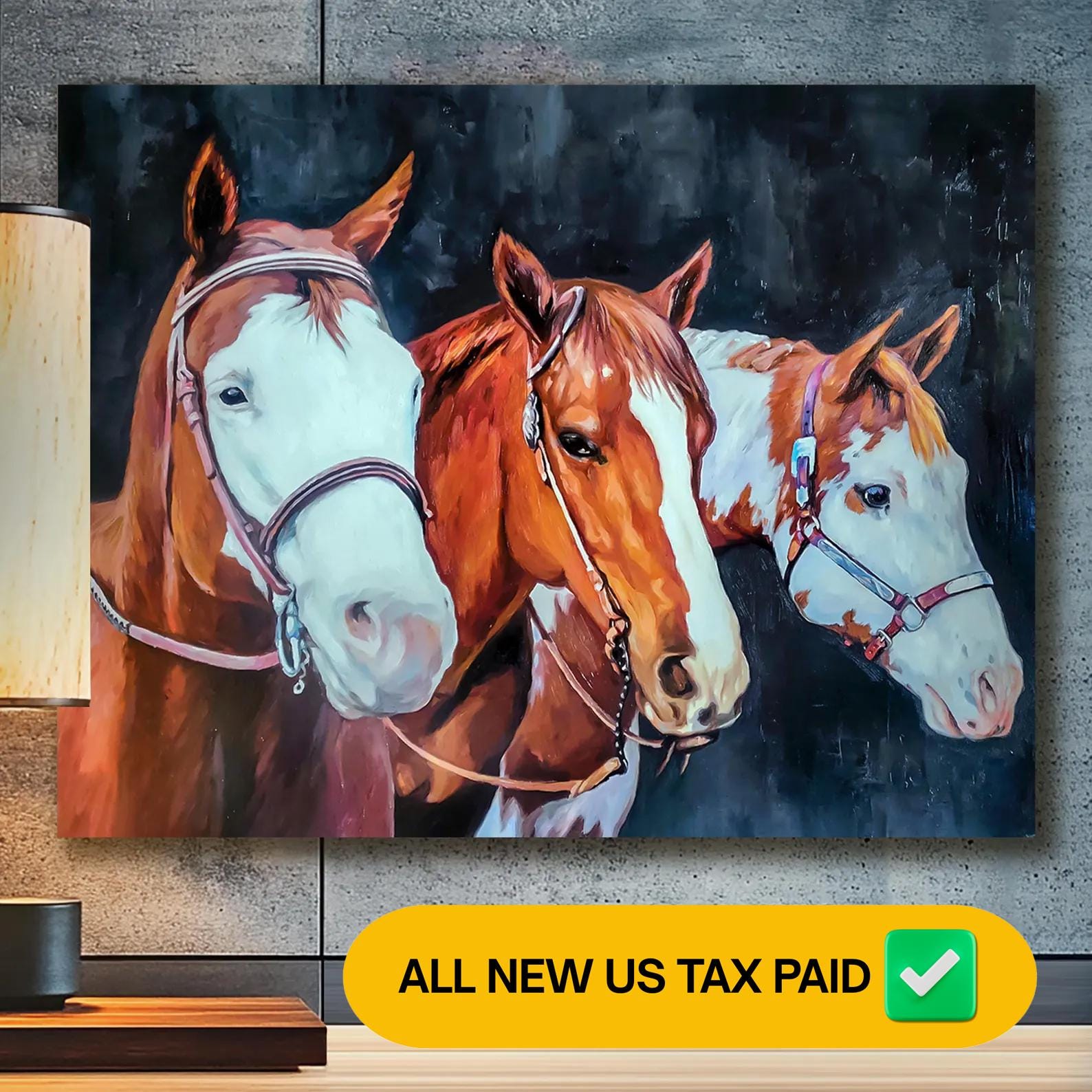 Dipinto su commissione da foto, dipinto personalizzato dalle mie foto, dipinto a olio personalizzato di un cavallo da foto, regalo personalizzato, regalo di compleanno