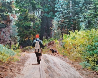 Commission landscape painting from photo, Turn photo into art, Custom landscape oil painting on canvas, art commission, family gift