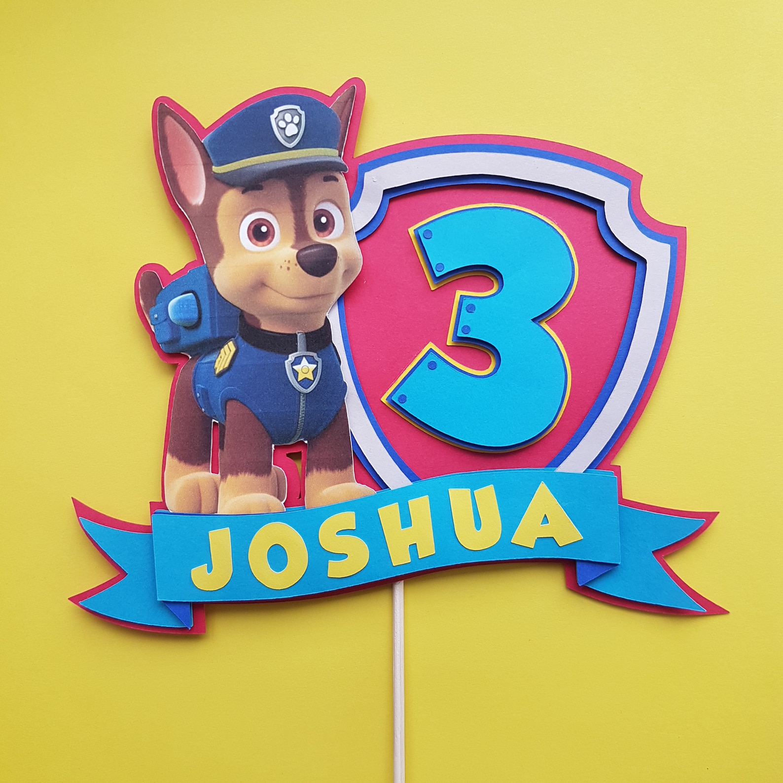 Paw Patrol CUSTOM Cake topper perfecto para cualquier ocasión Etsy