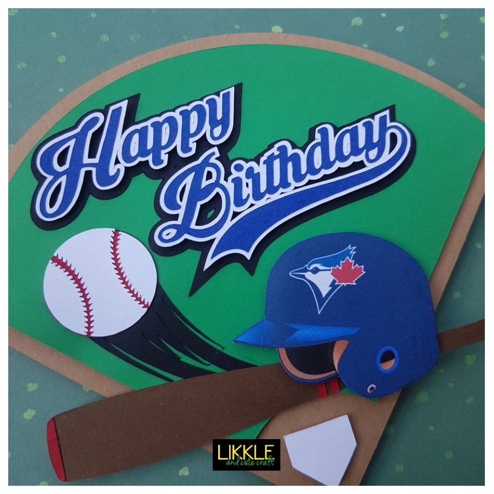 MLB Toronto Blue Jays Baseball Team Cake Topper customized