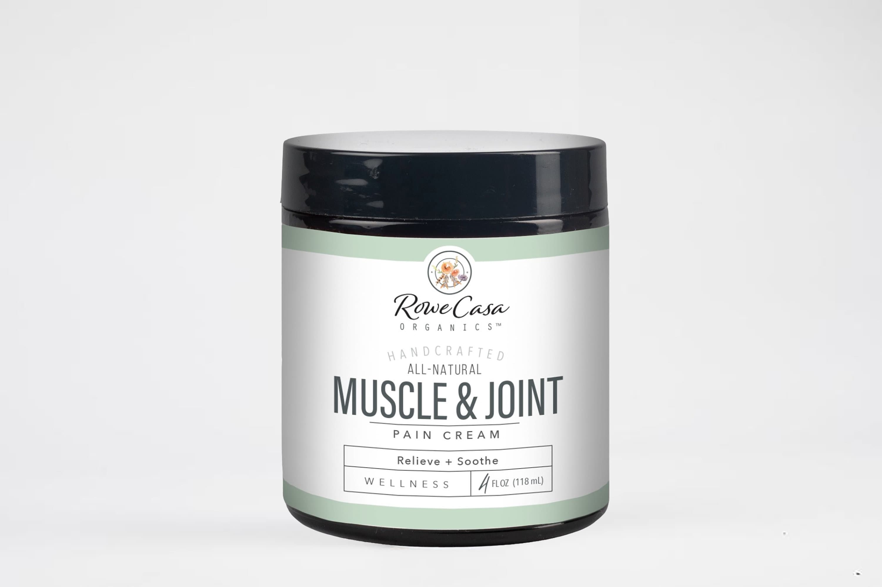 Muscle & Joint Cream AllNatural Sore Muscle Relief Balm Etsy
