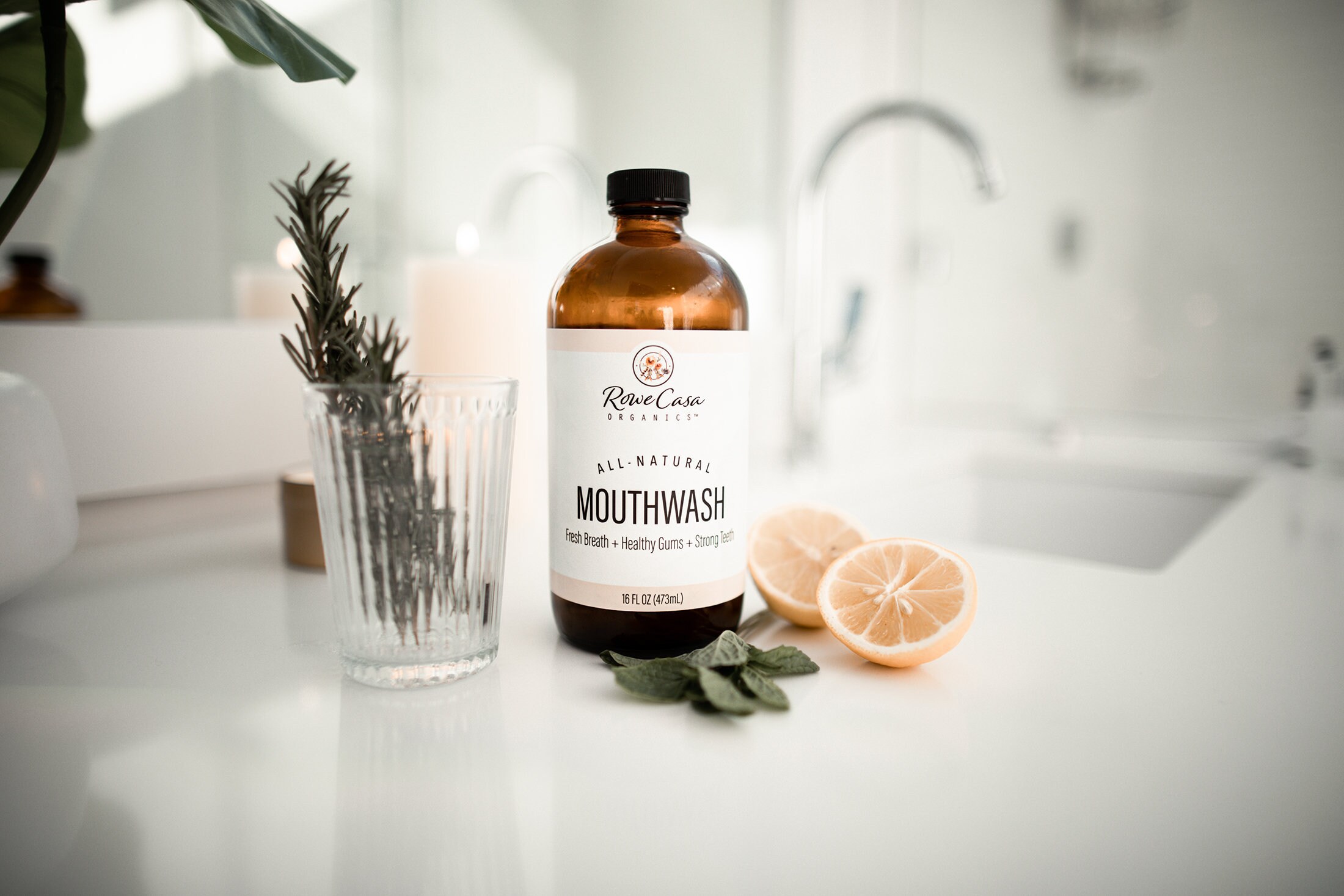 Mouthwash Organic Mouthwash All Natural Oral Care Etsy