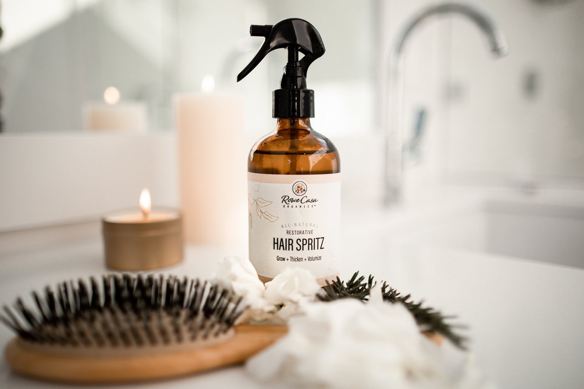 Hair Spritz All Natural Hair Growth Oil Hair Loss Etsy