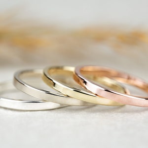 Ring angular gold ring jewelry silver ring | yellow gold red gold platinum silver | gift Christmas gift | simple band ring statement ring