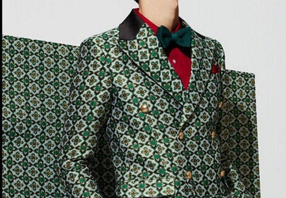 Italienische Couture Jacquard Brokat Stoff In Rot Designer Brokat Stofftapestry Couture Jacquard Stoffseltene Mode Woche Jacquard Stoff