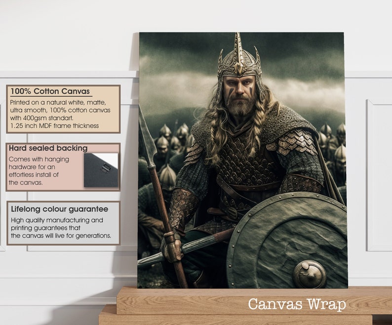 Custom Unique Viking Warriors for Your Journey, Personalized Warrior Legacy in Personal Art, Custom Viking Art, Epic Viking Portraits image 7