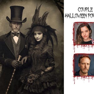 Custom Spooky Halloween Portraits, Spooky Memories into Ghoulishly Unique Art, Custom Halloween Gifts, Custom Creepy Art, Horror Lovers