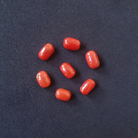 Italian Coral Cabochon 100/% Natural Italian Coral Oval Shape Handmade for Jewelry Making 14X9.5X5MM to 13X8X4MM approx. SALE!!