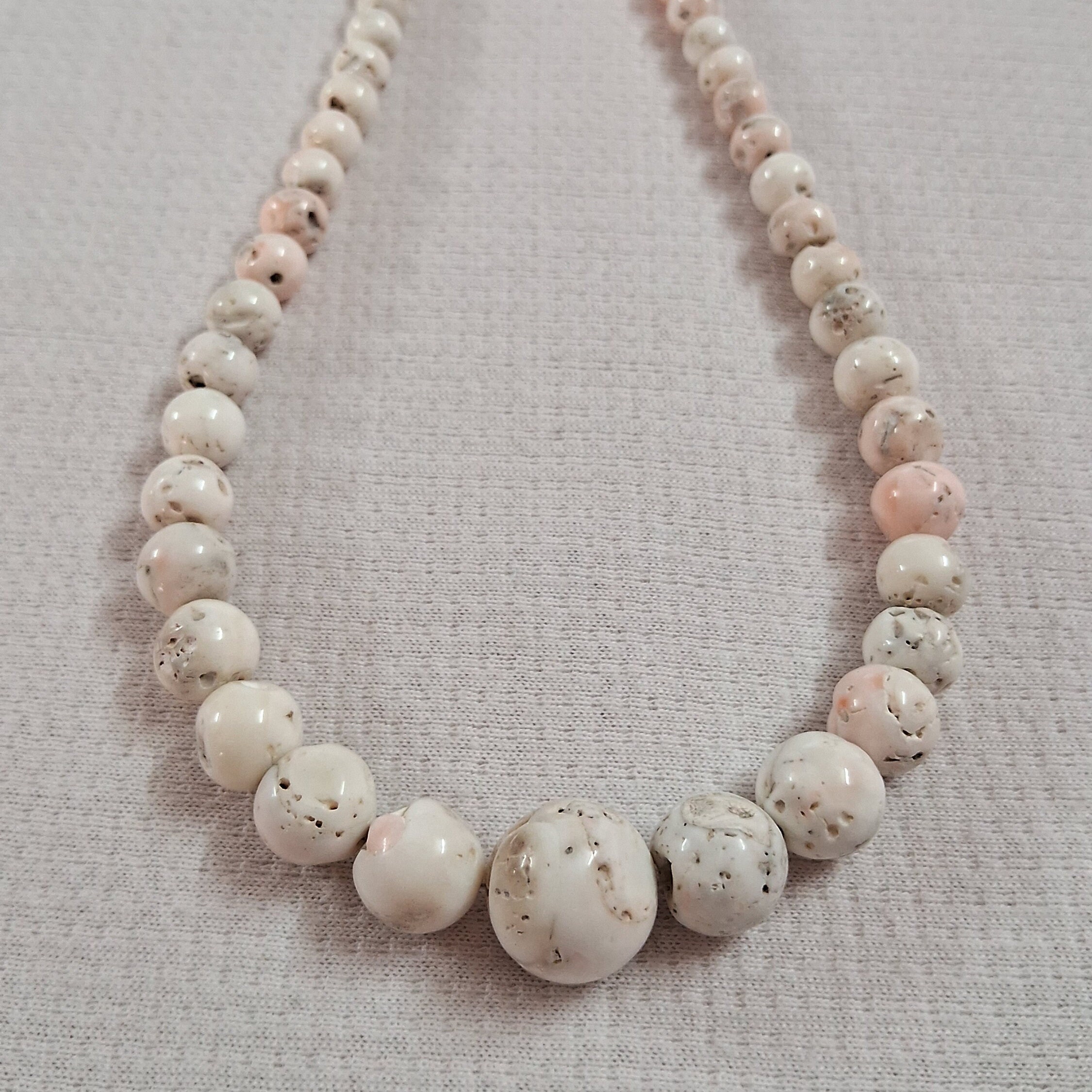 Perline Di Corallo Bianco, Rotonde Da 10 Mm, Filo Da 15,5 - Foto 7