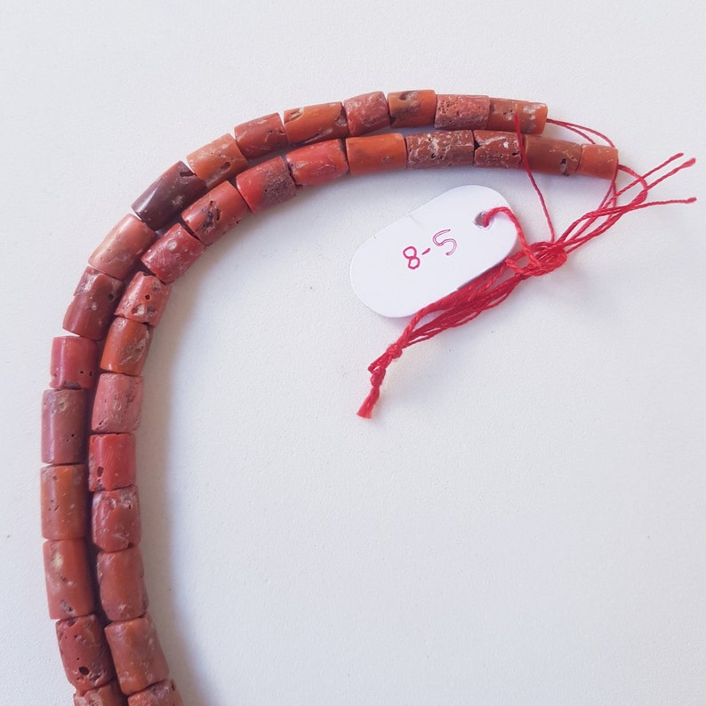 Quality/'Handmade/'coral Beads,100/% Natural Italian Drum coral Beads,33.2/'Gram,smooth polished coral Beads 1/'Strand,Thick Size,/'Rare/' AA S-8