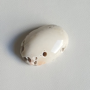 100% Natural Deep Sea Japanese White-Pink Coral Oval Shape Cabochon Gemstone, AA+ Genuine Handmade Gemstone Coral For Jewelry Making. #-855