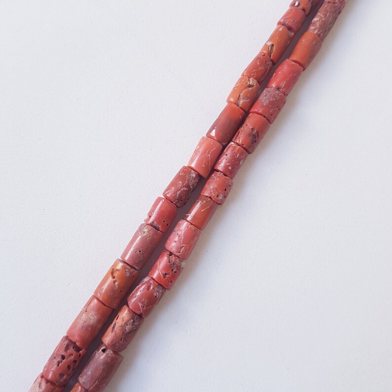 Quality/'Handmade/'coral Beads,100/% Natural Italian Drum coral Beads,33.2/'Gram,smooth polished coral Beads 1/'Strand,Thick Size,/'Rare/' AA S-8