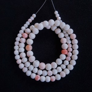 SALE!!100% Natural Japanese coral Beads &#39;White-pink&#39; Coral Beads Gemstone,6X3mm Round Shape Beads,handmade Coral Beads Strand 16 inch.H-16