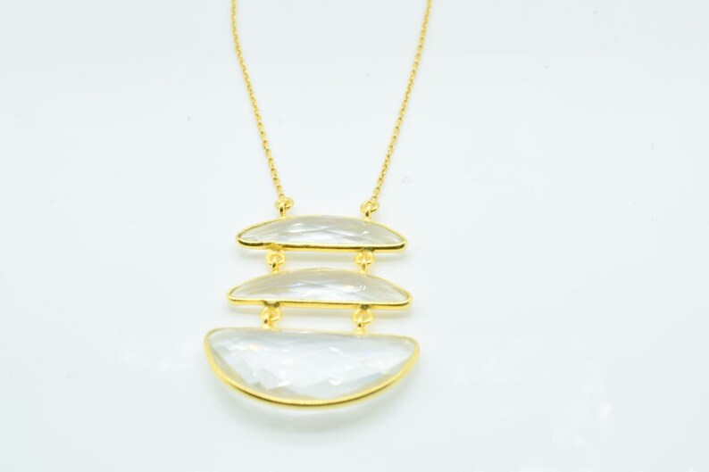 clear quartz necklace gold,crystal necklace,healing necklace,yoga necklace,gemstone necklace,Christmas gift,birthstone gift for mom