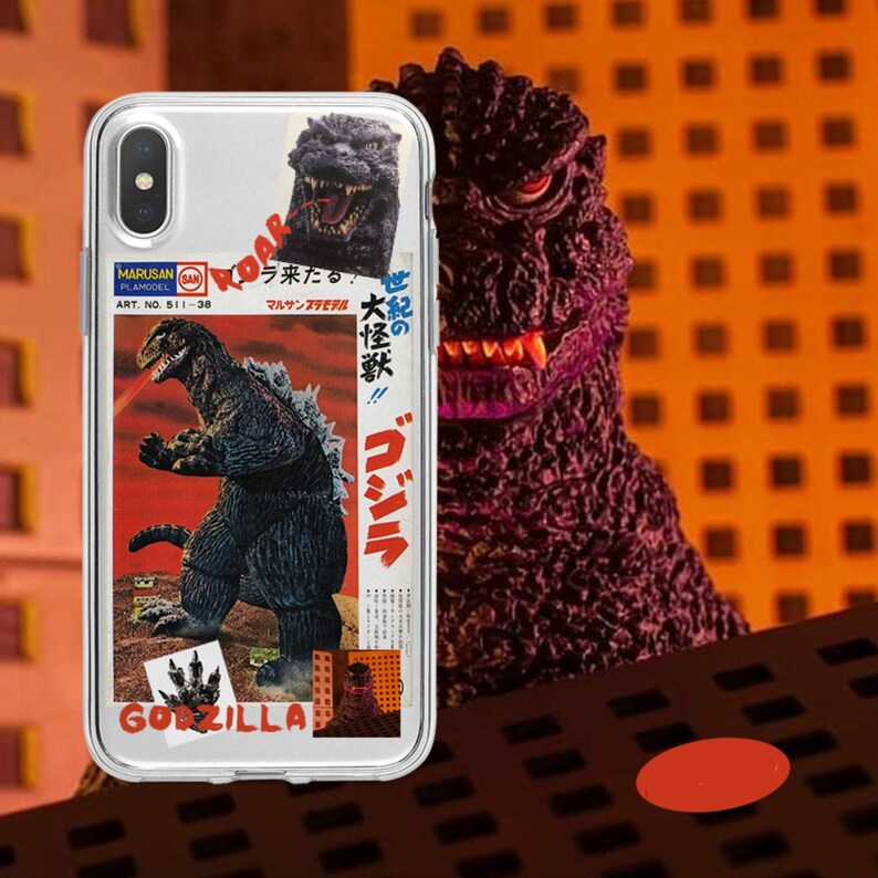 cute iphone case iPhone 11 pro max cover Godzilla spoof funny iPhone 12 mini pro max case