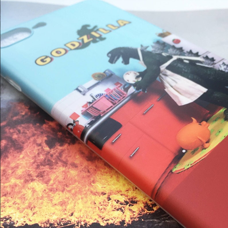 cute iphone case iPhone 11 pro max cover Godzilla spoof funny iPhone 12 mini pro max case