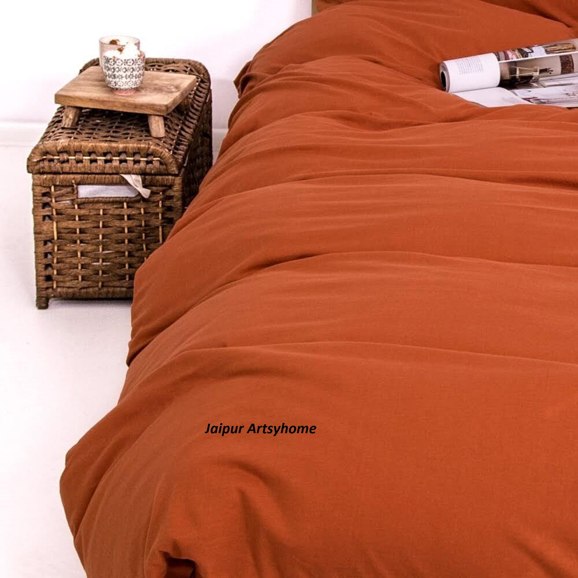 Bronze Color Bedding Sets Washed Cotton Duvet CoverCotton Etsy
