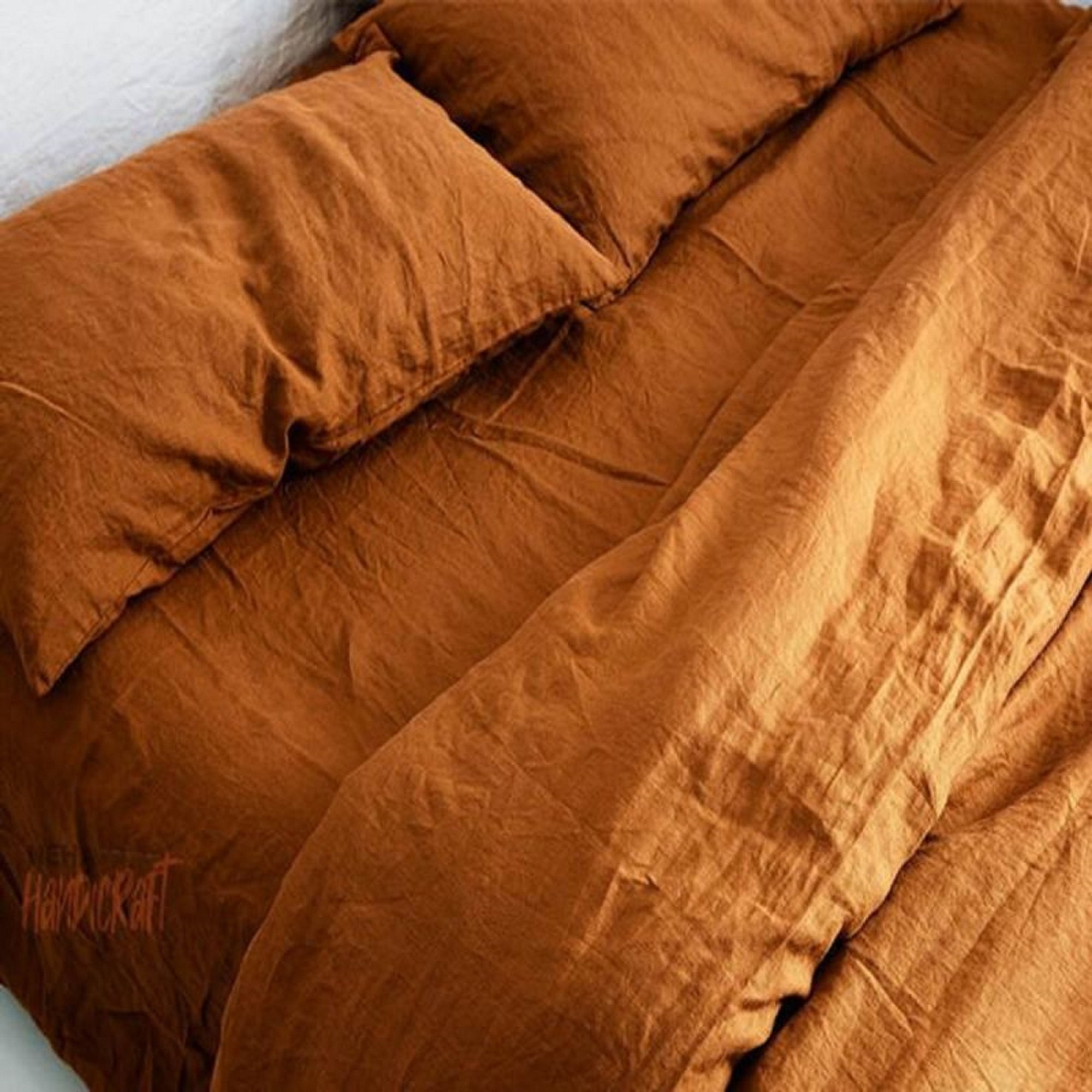 Cinnamon Tobacco Cotton Duvet Cover / Cinnamon Duvet Cover Etsy