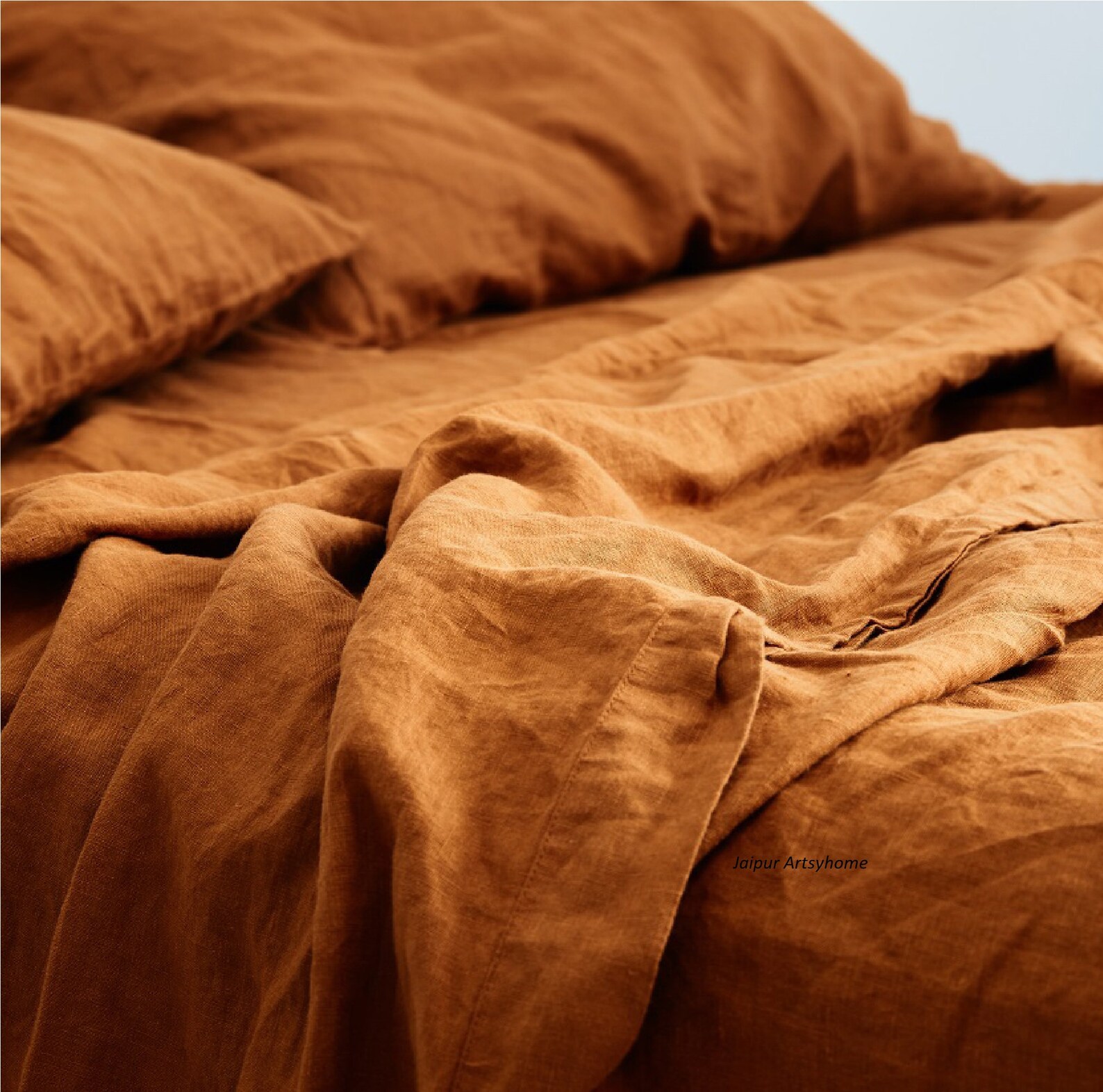 Cinnamon Tobacco Cotton Duvet Cover / Cinnamon Duvet Cover Etsy