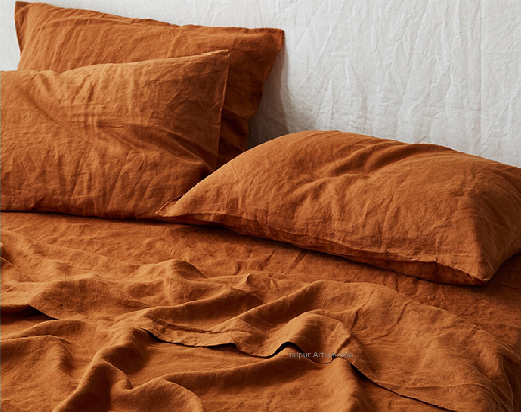 Bronze color Cotton Duvet Cover Duvet Cover With Buttons Etsy