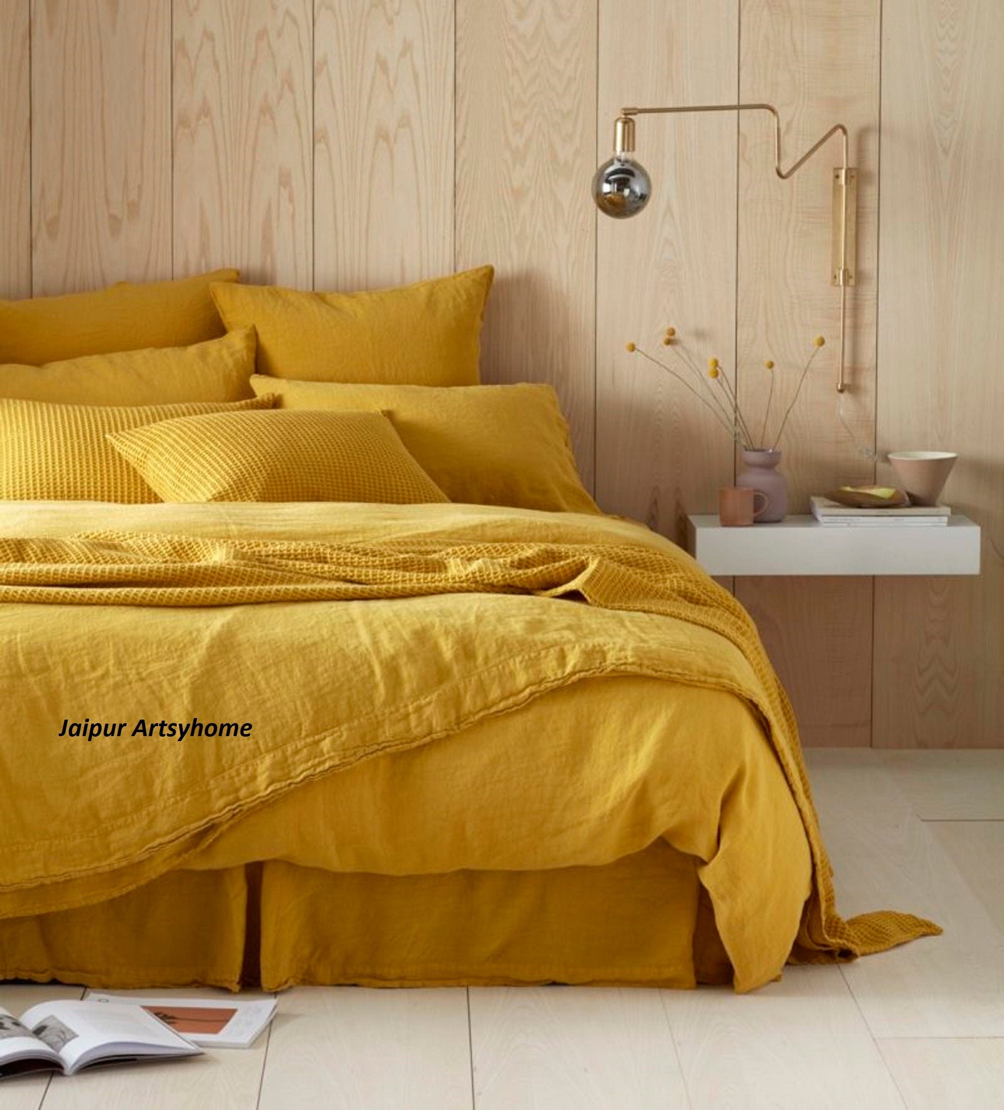 dark yellow duvet cover