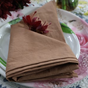 200 Pack Terracotta Napkin, Cotton napkins, Kitchen Napkin, wedding cloth napkins reusable wedding table decor Cotton Napkins dinner napkins
