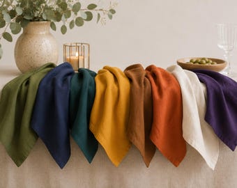 Conjunto de guardanapos de jantar 100% algodão: cor sólida, ideais para casamentos, guardanapos laváveis.
